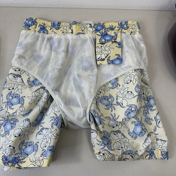 Brooks Brothers Trunks Mens, Small Blue Crabs, Starfish, Clams, Sea Shells Lined - Picture 13 of 15
